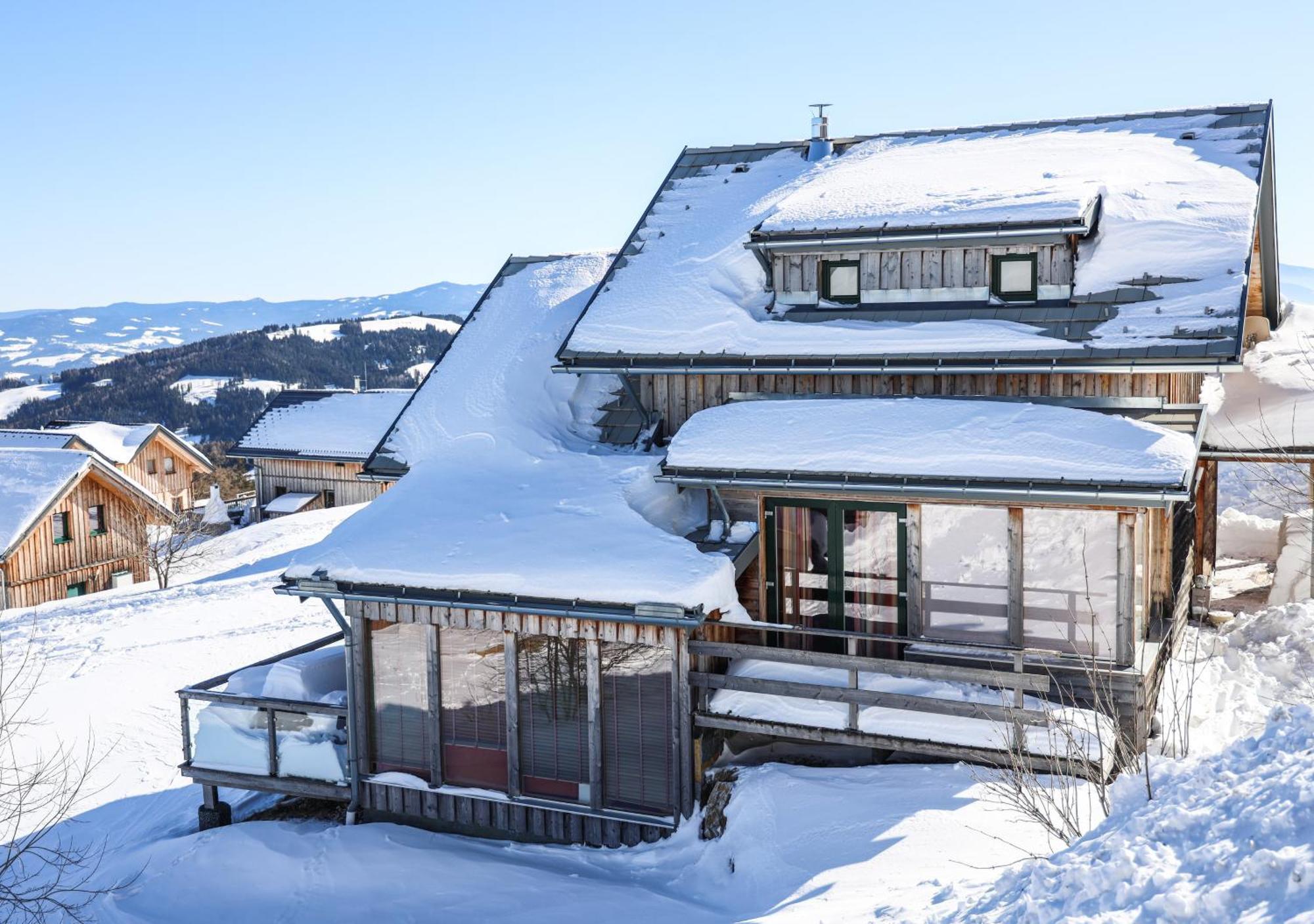 1A Chalet '4 Jahreszeiten' Ski Fahren Und Jacuzzi Mit Aussicht! Bad Sankt Leonhard im Lavanttal Exteriör bild